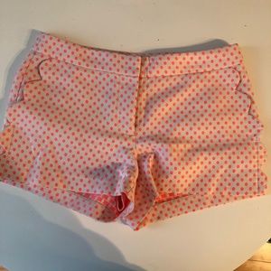J.crew Pink and white polka dot size 4 shorts